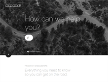 Tablet Screenshot of help.mapquest.com